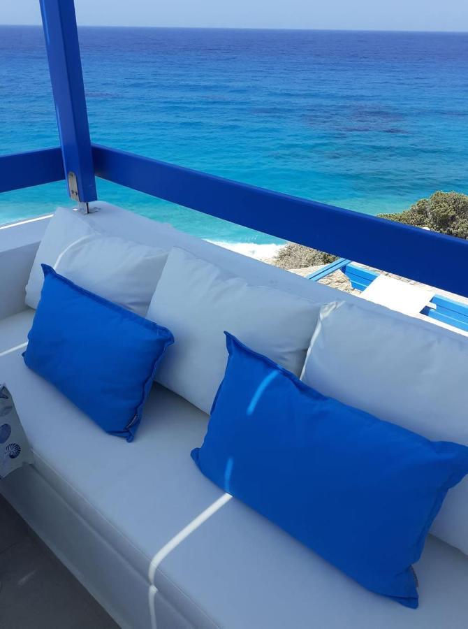 Blue And White Studios & Apartments Lefkos  Exterior photo